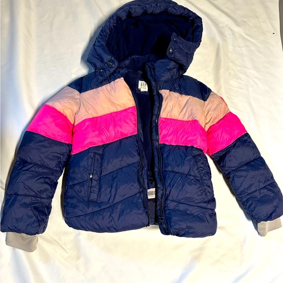 Gap Kids ColdControl Max Colorblock Puffer Jacket - Picture 1 of 3